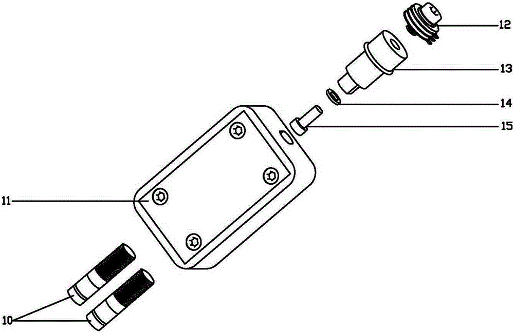 Grinding head capable of achieving end face ultrasound-assisted grinding and polishing