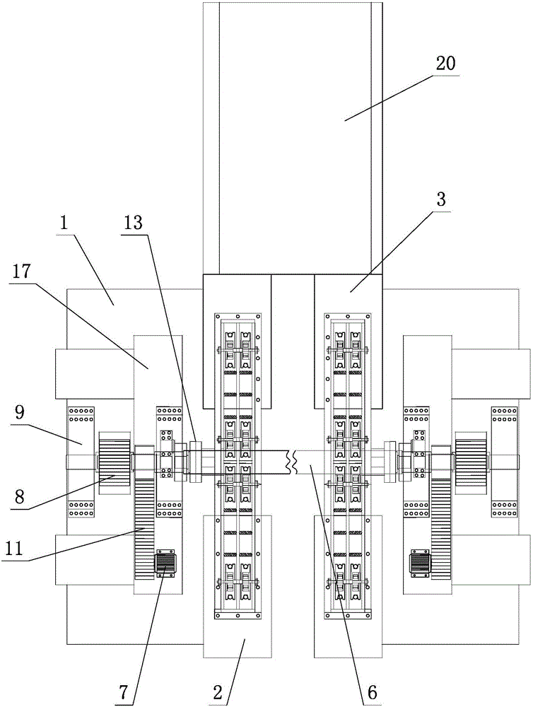 Integrated optimization structure of stone sawing machine