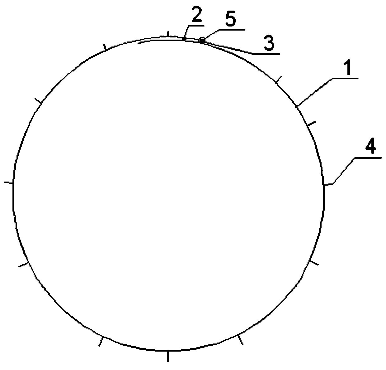 Method for preventing hole collapse of drilling pile by automatic ejecting steel protection cylinder