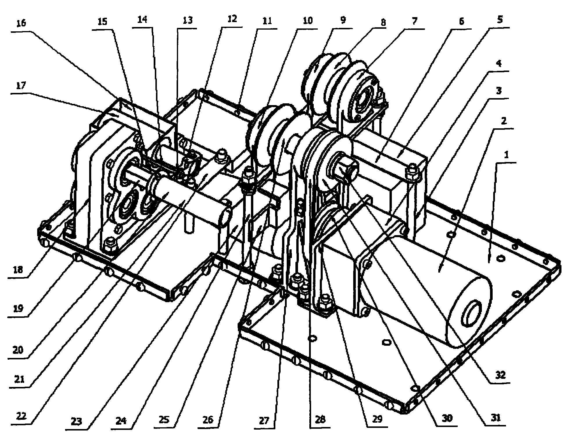 Robot for mounting anti-detour lightning lightning rod on high-tension line