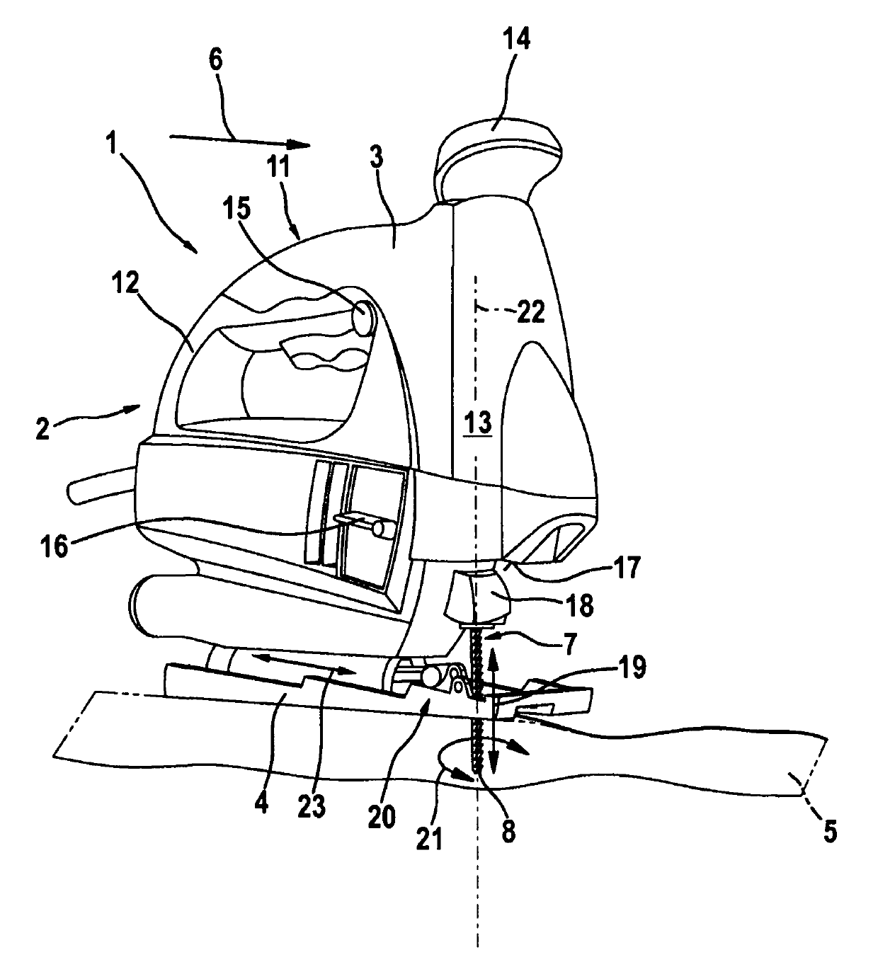 Power tool, especially hand-held power tool