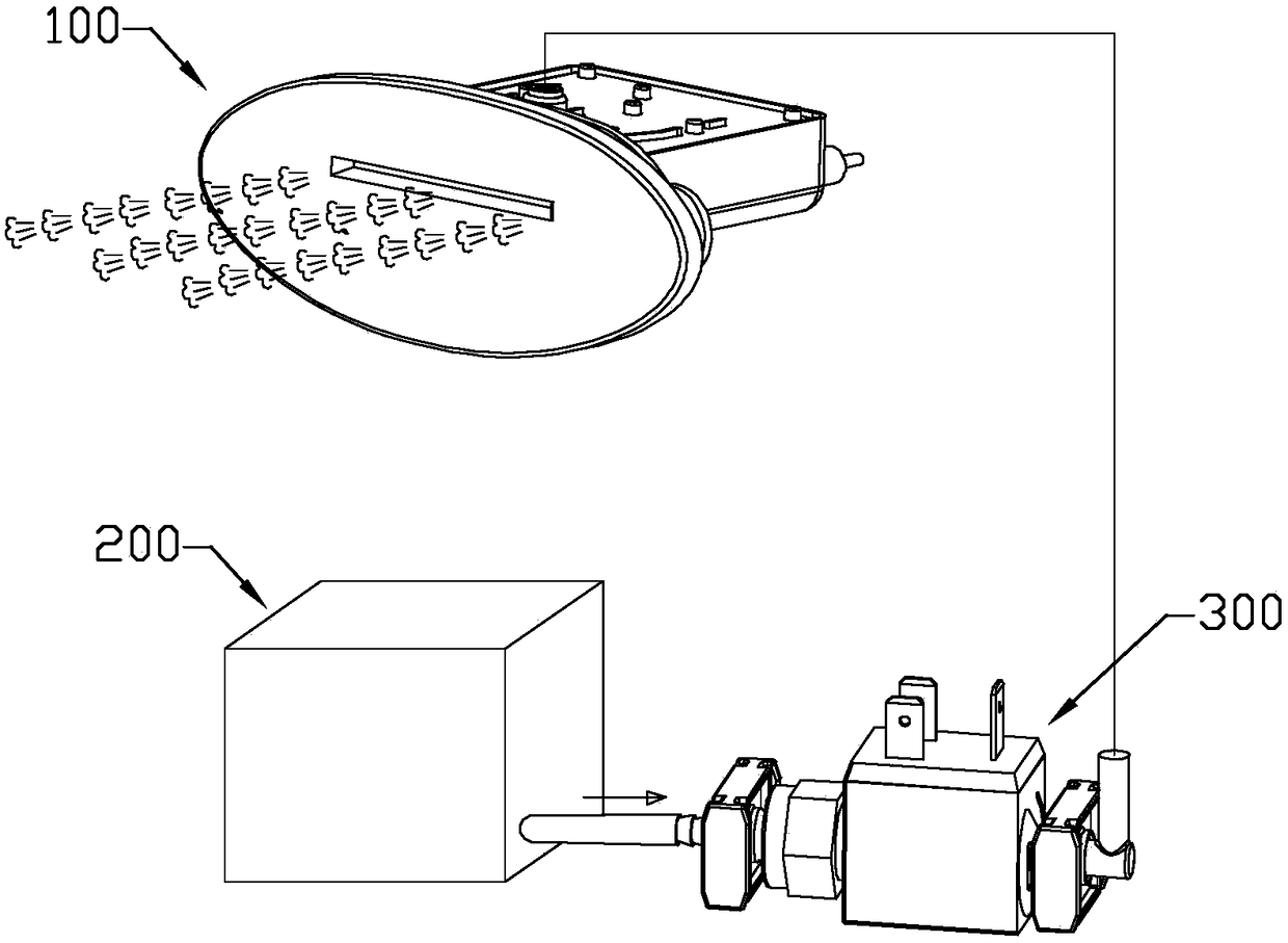 Steam generating device for avoiding dripping during flat ironing and ironer