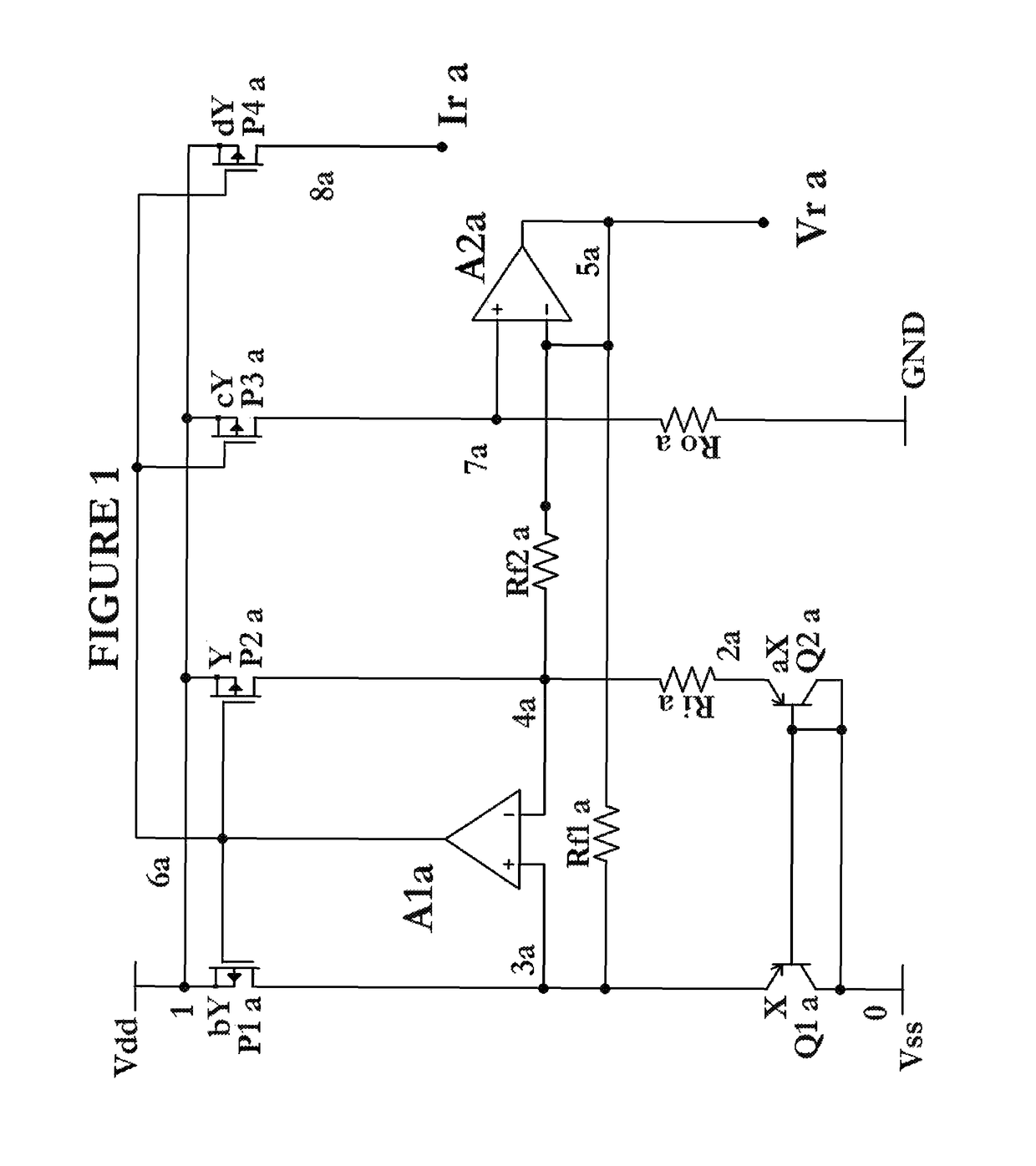 Ultra-low power and ultra-low voltage bandgap voltage regulator device and method thereof