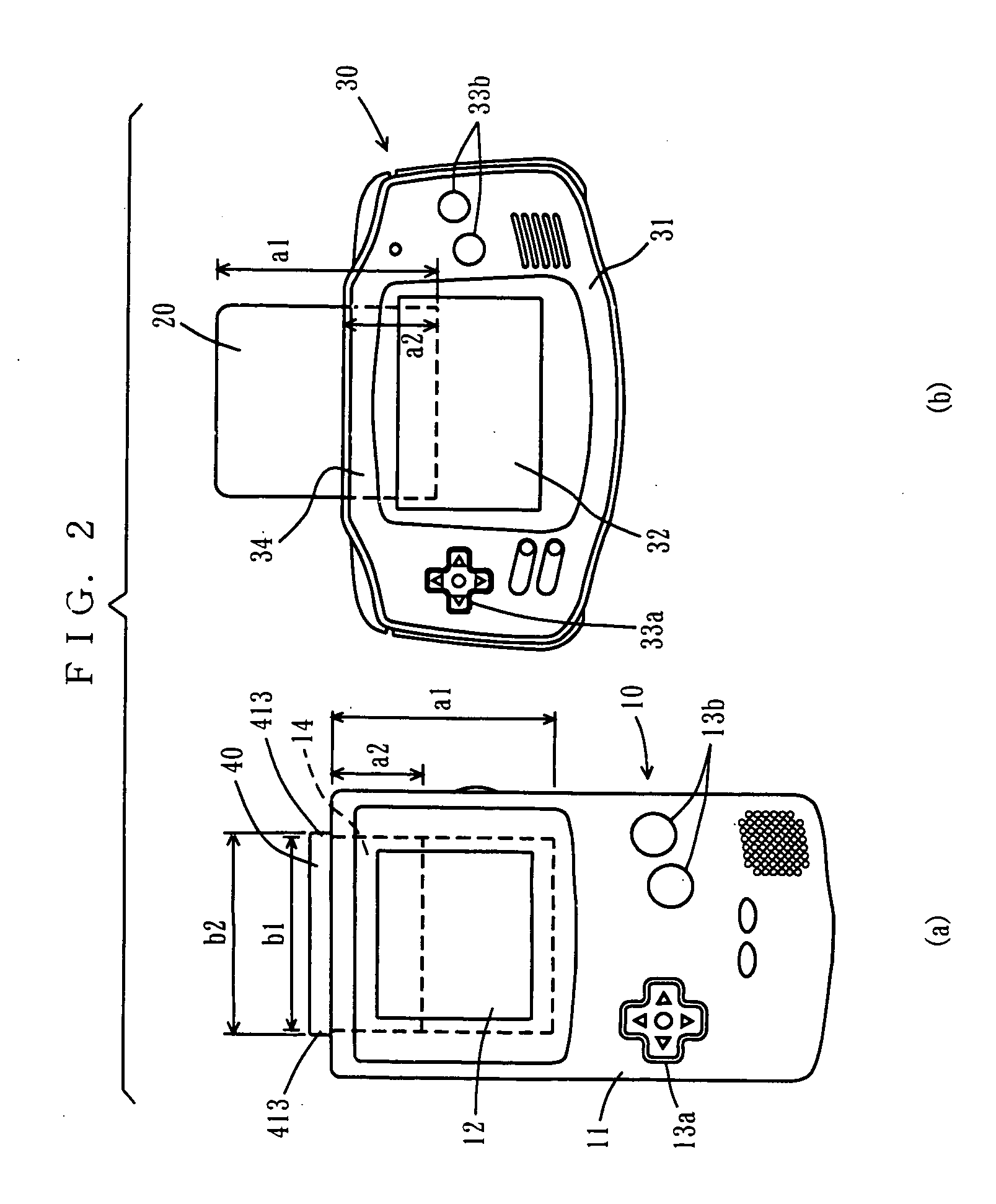 Information processing device and peripheral devices used therewith