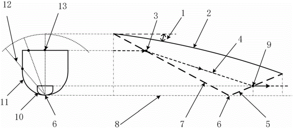 Method for designing high-supersonic speed three-channel air inlet