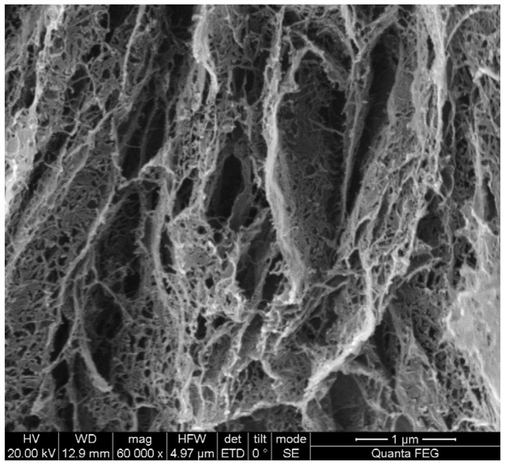 Graphene composite aerogel film with rivet structure as well as preparation method and application of graphene composite aerogel film