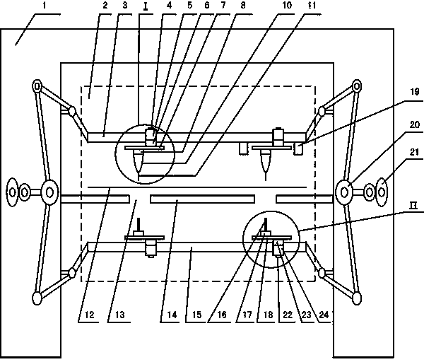 Connection line finished product die-cutting anti-adhesion device of die-cutting machine