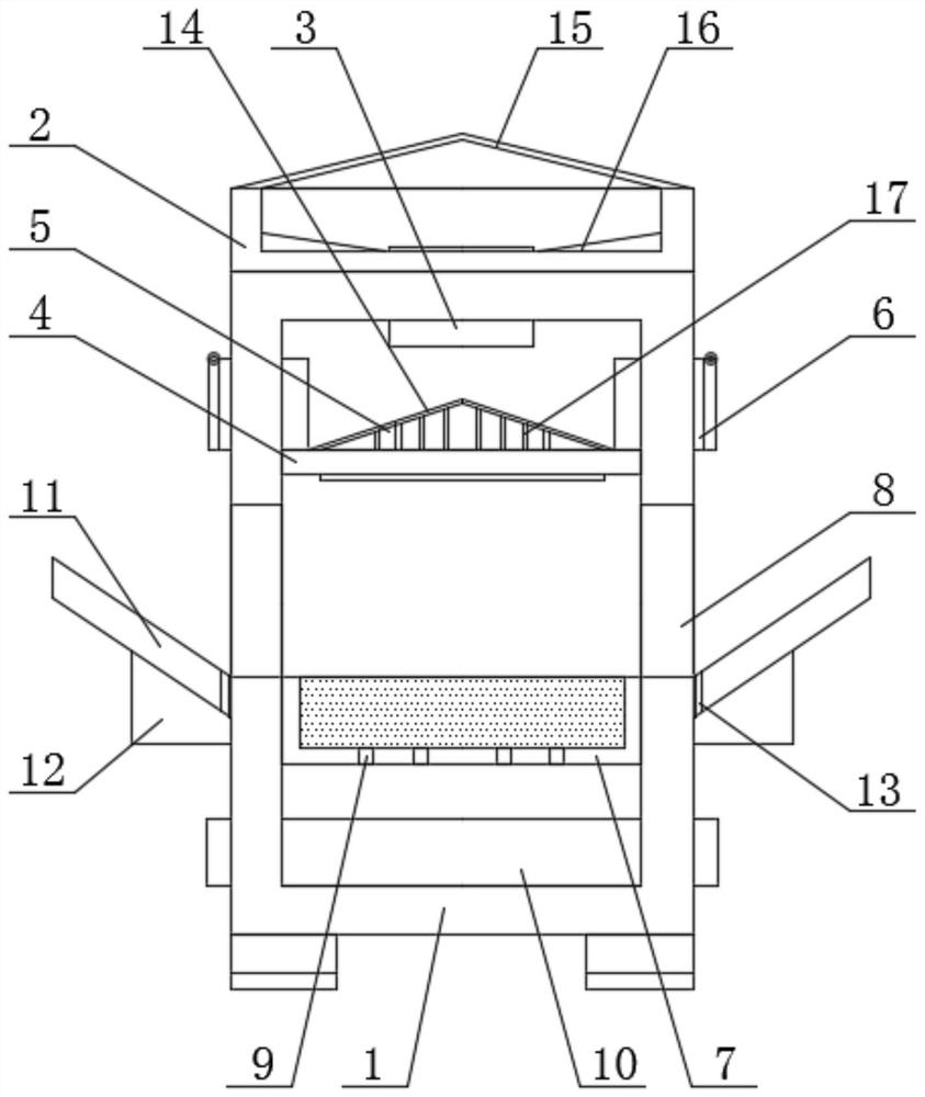 Novel seedling raising device for gardens