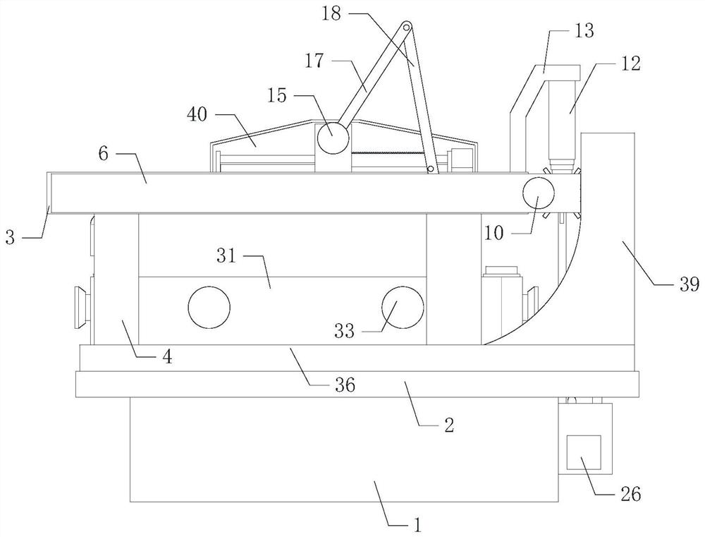 A semiconductor wafer surface cleaning device