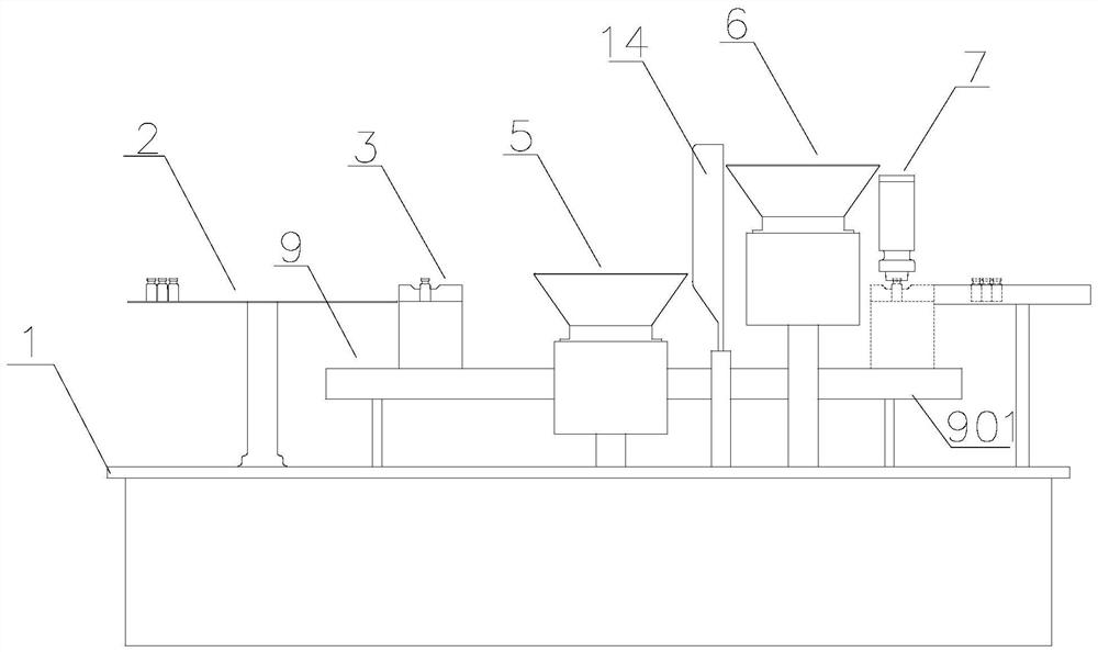 A kind of vial automatic filling device