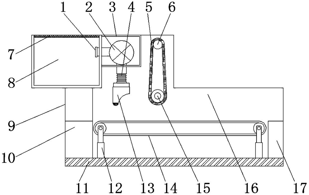 Dust removal machine for woodworking board machining