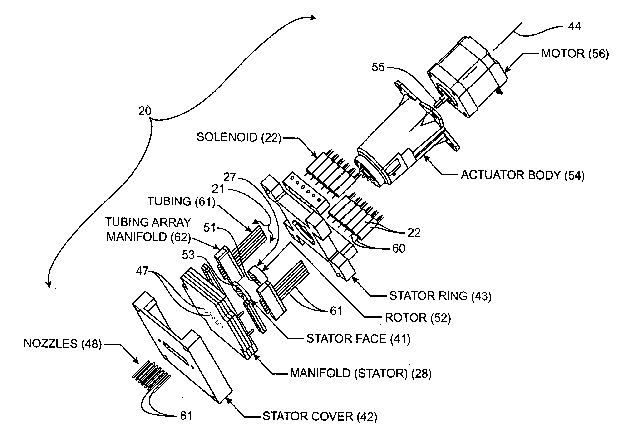 Universal non-contact dispense peripheral apparatus and method for a primary liquid handling device