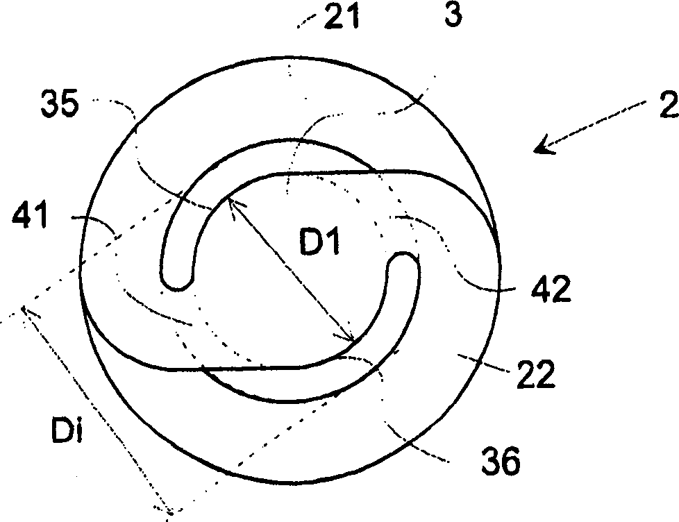 Discharge lamp with helical discharge tube