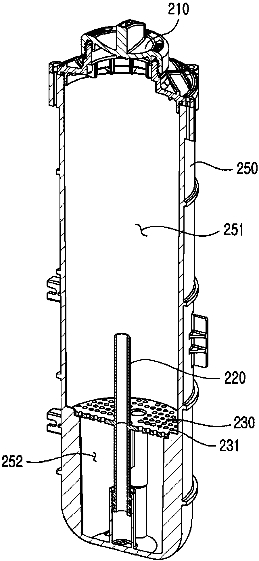 Semiautomatic hydraulic water softener