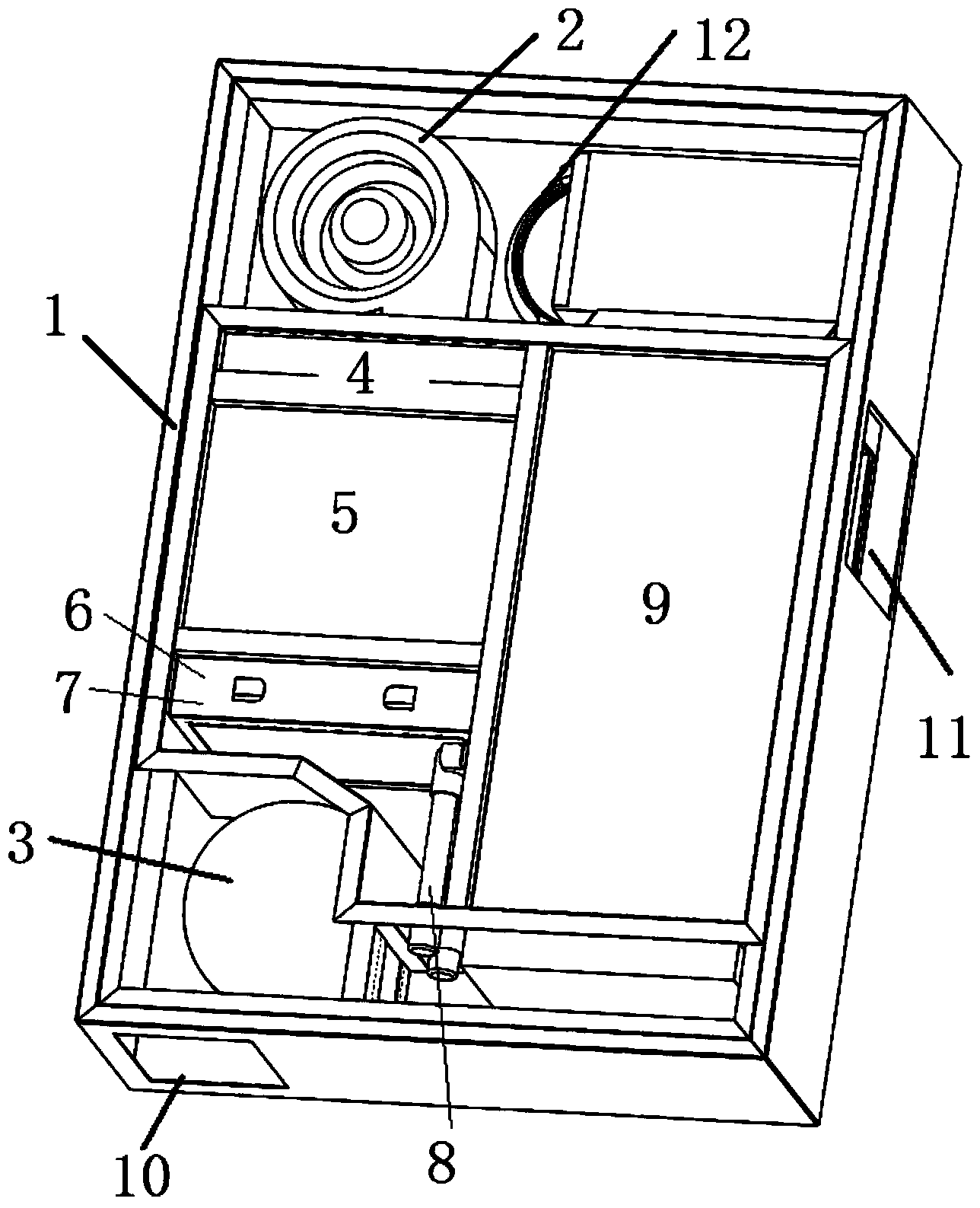 Integrated fresh air fan