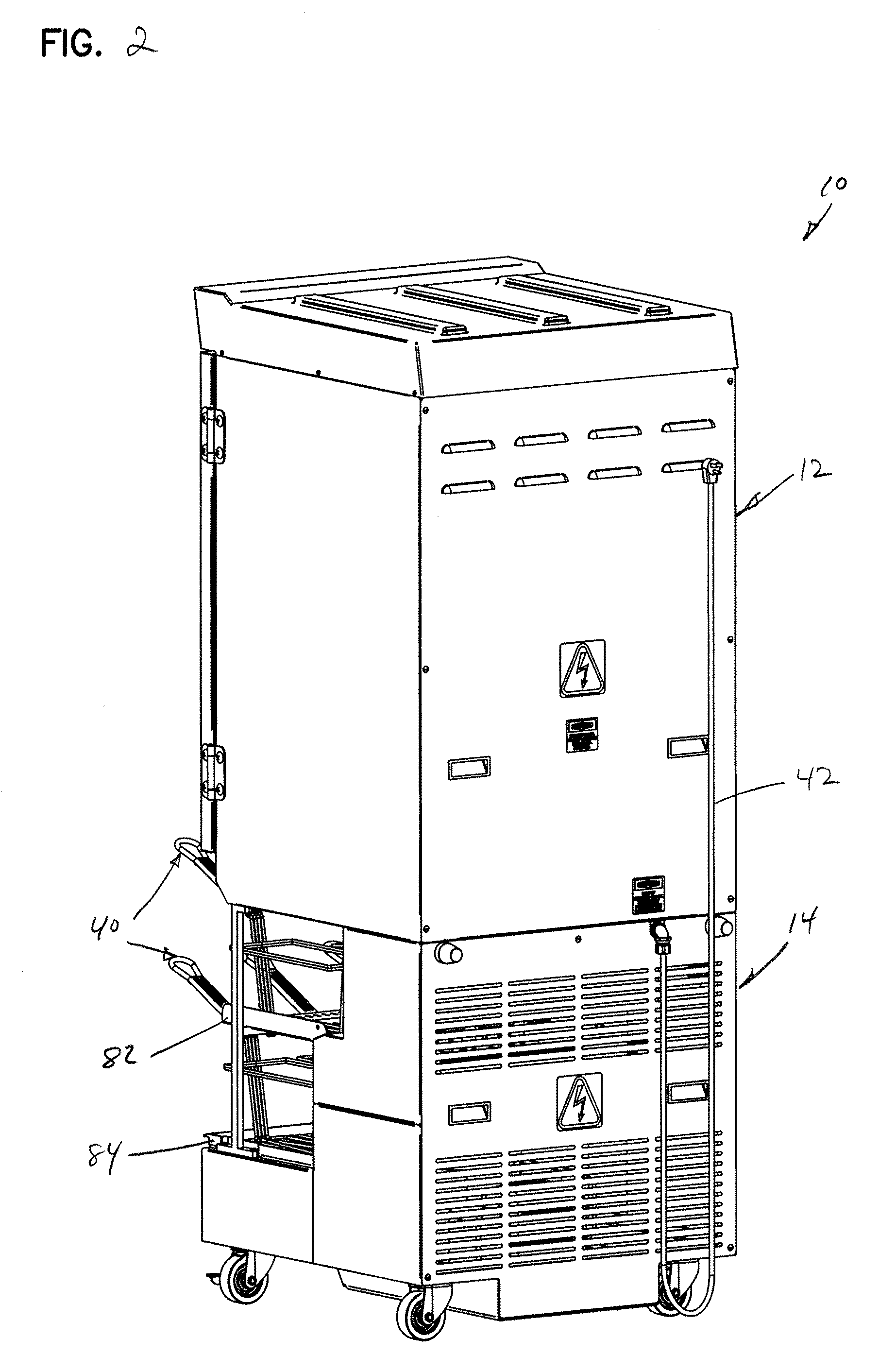 Dual hopper frozen food dispenser and methods