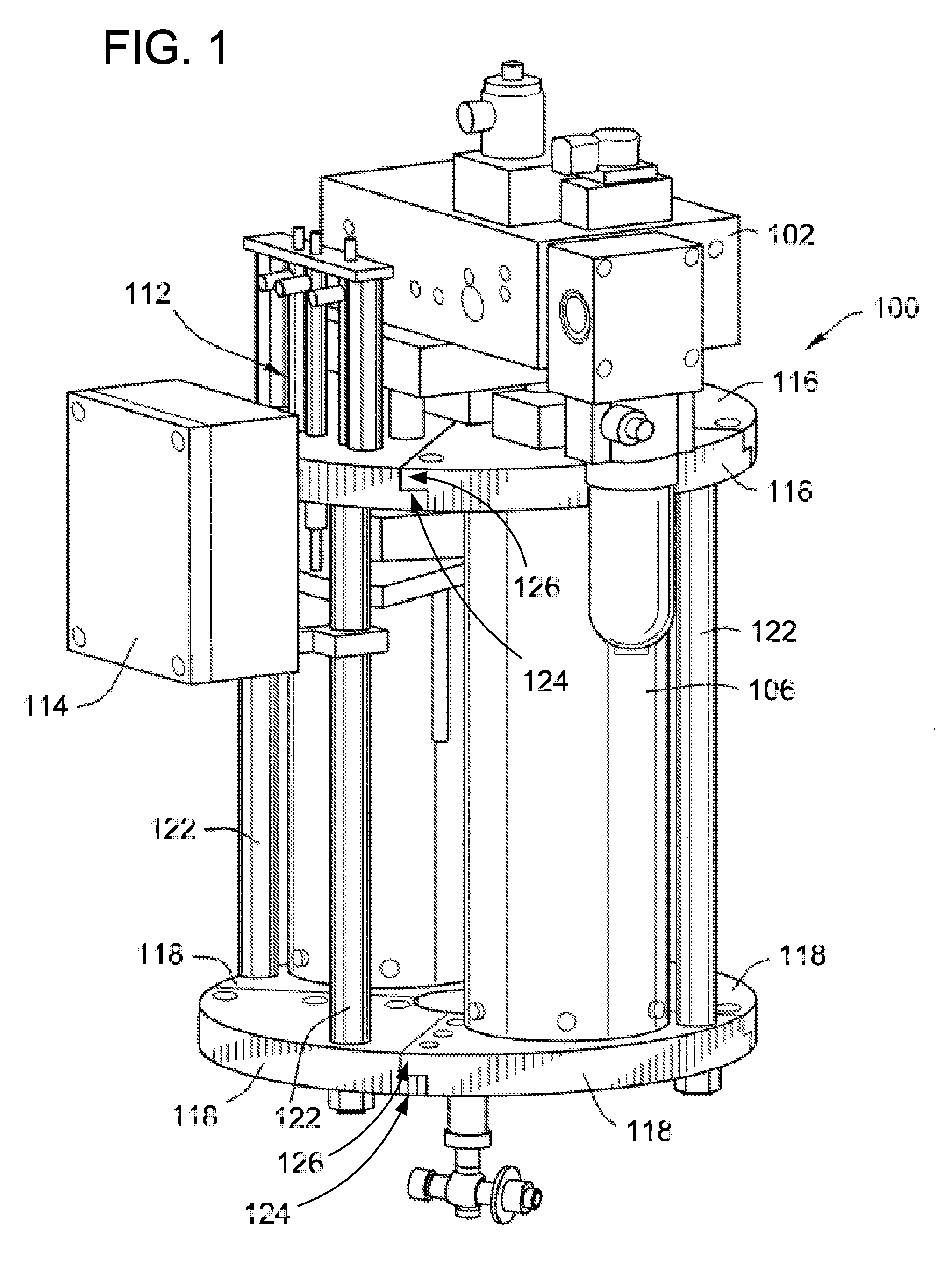 Electro hydraulic actuator with spring energized accumulators