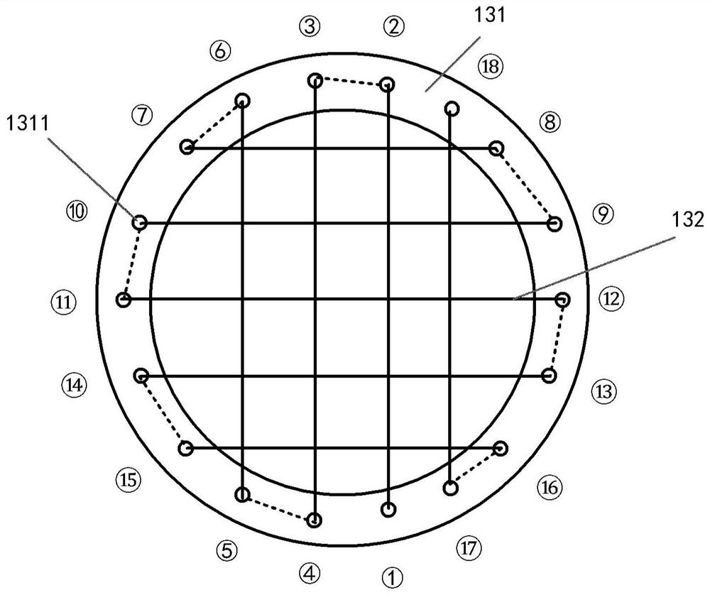 Isolation window structure and device for leading out low-energy charged particles