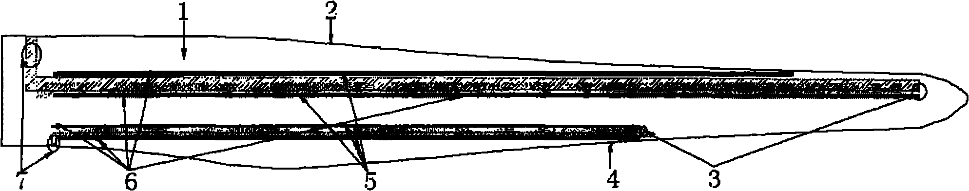 Method for preparing large-scale composite-material aerogenerator blade