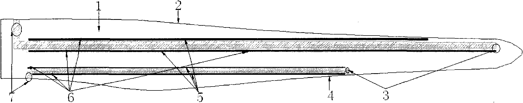 Method for preparing large-scale composite-material aerogenerator blade