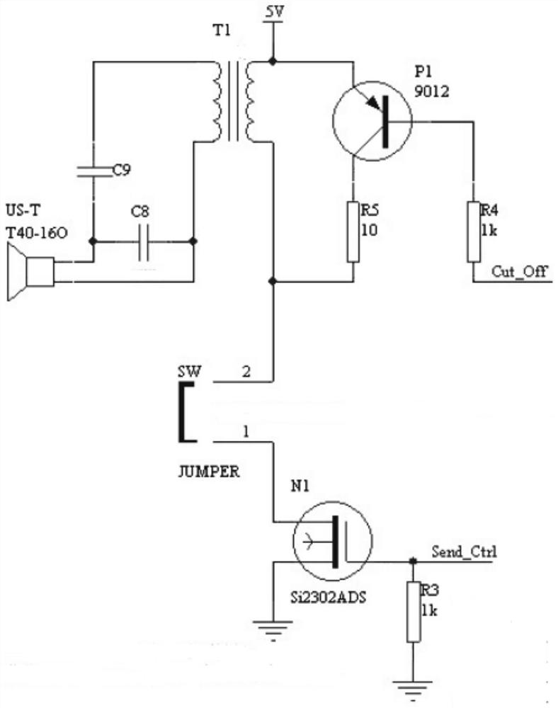 Online detection device and method for faults in transformer shell