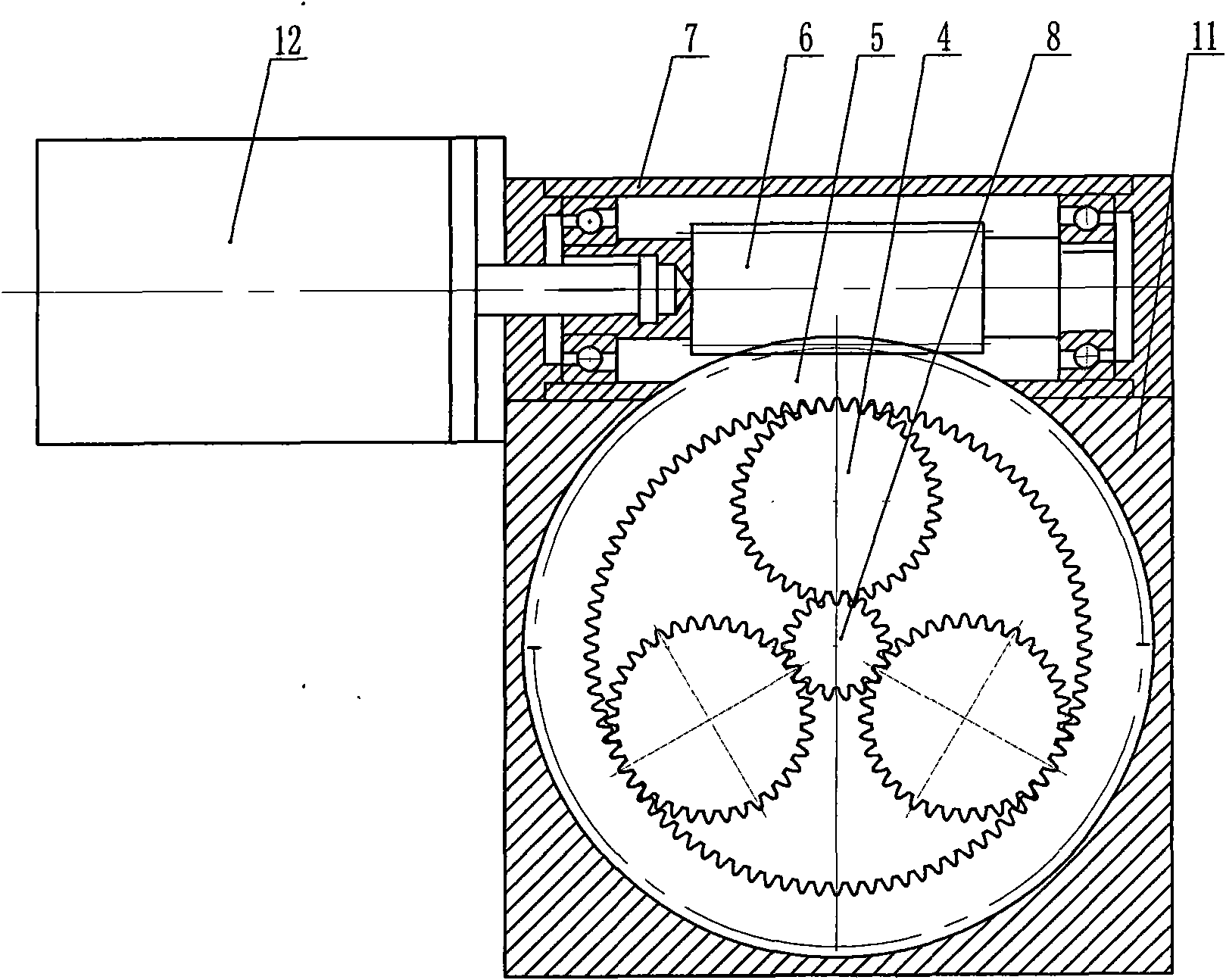 Double powered variable transmission for electric automobile