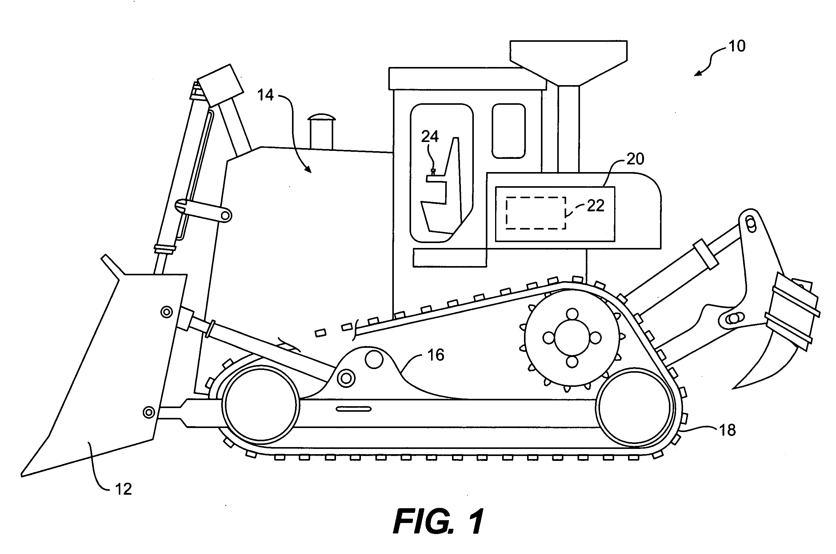 Adaptive vibration management system for a work machine