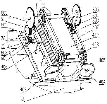 Traffic cone placing device