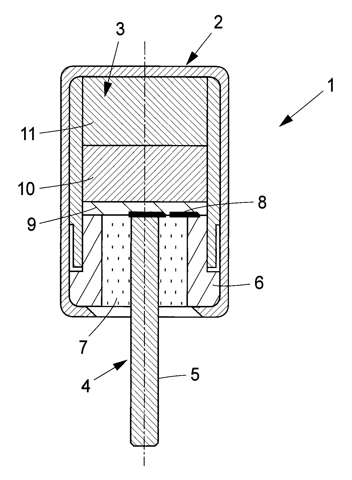 Electric detonator and method for producing an electric detonator