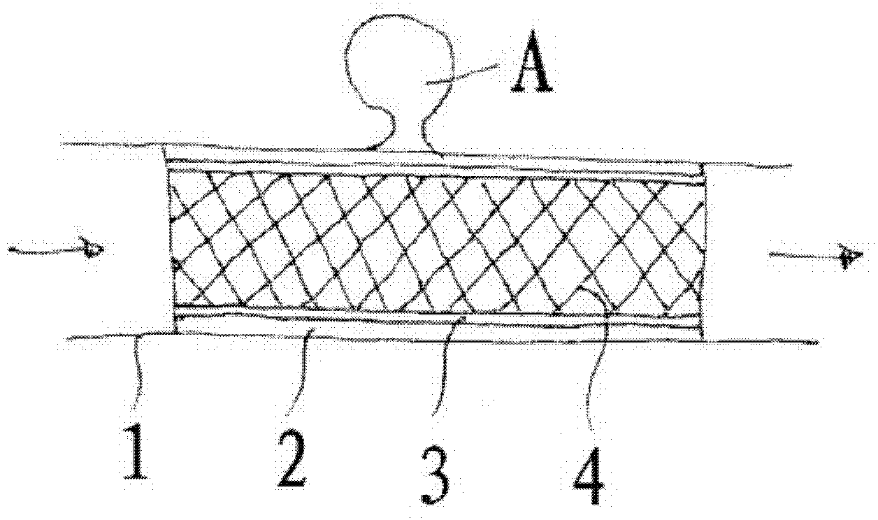 Implant comprising a non-woven fabric