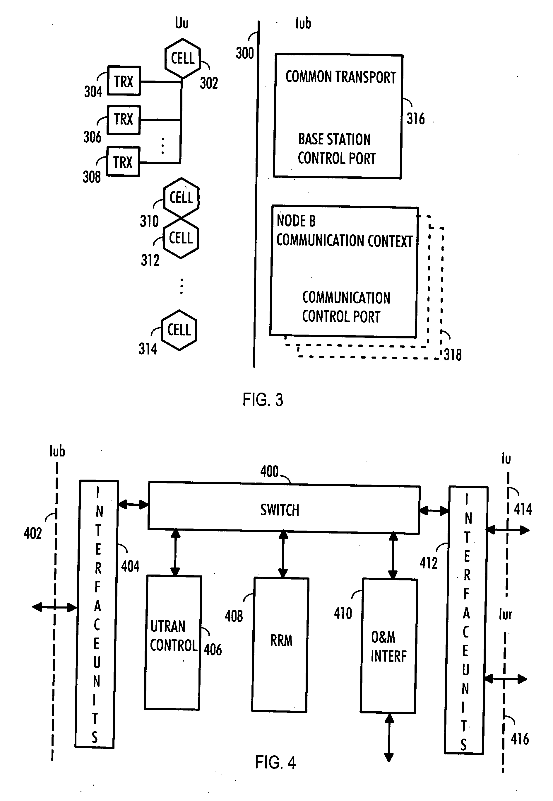 Transmission control method, network element, base station and radio network controller