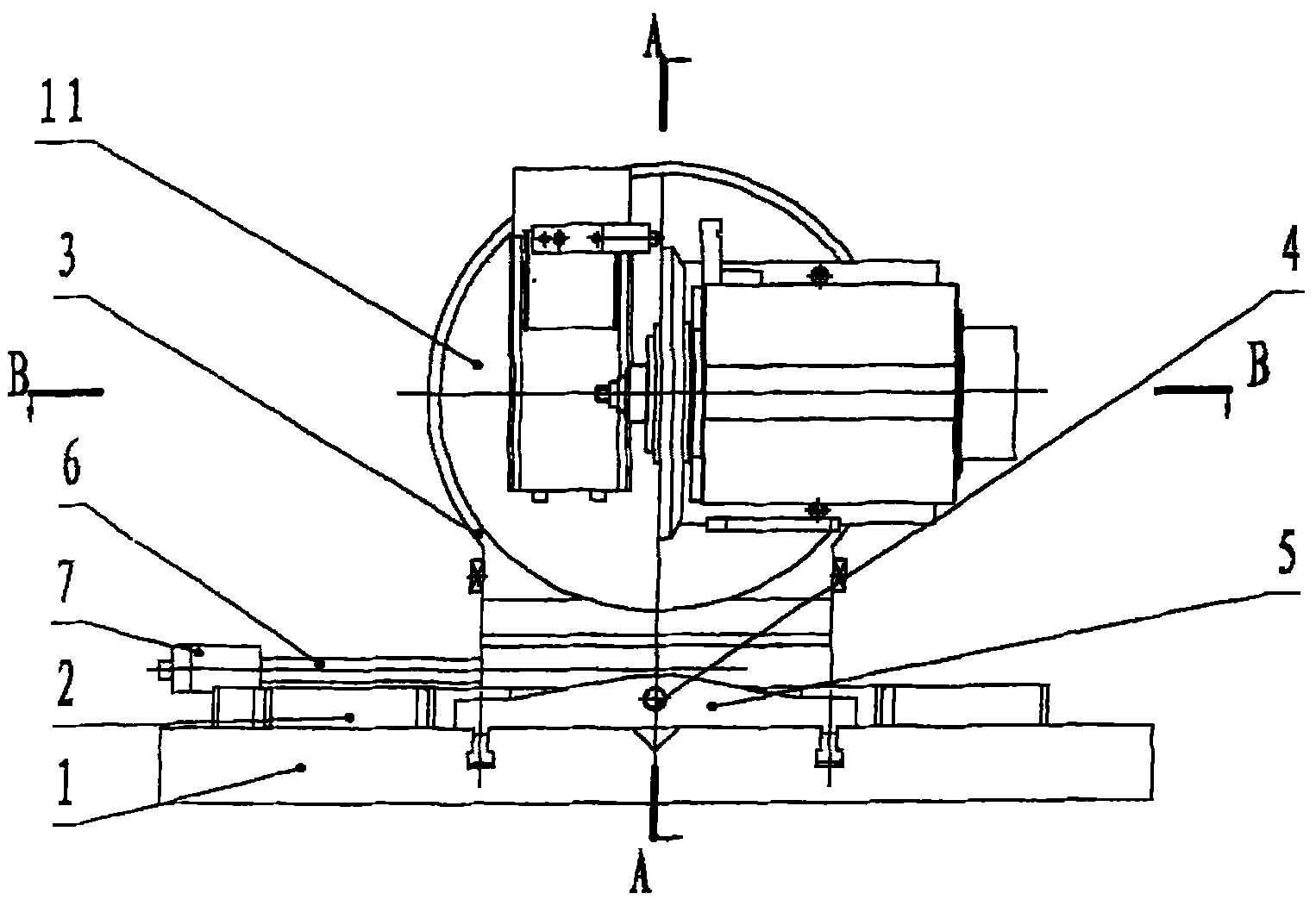 Grinding head dedicated to planar double-enveloping worm