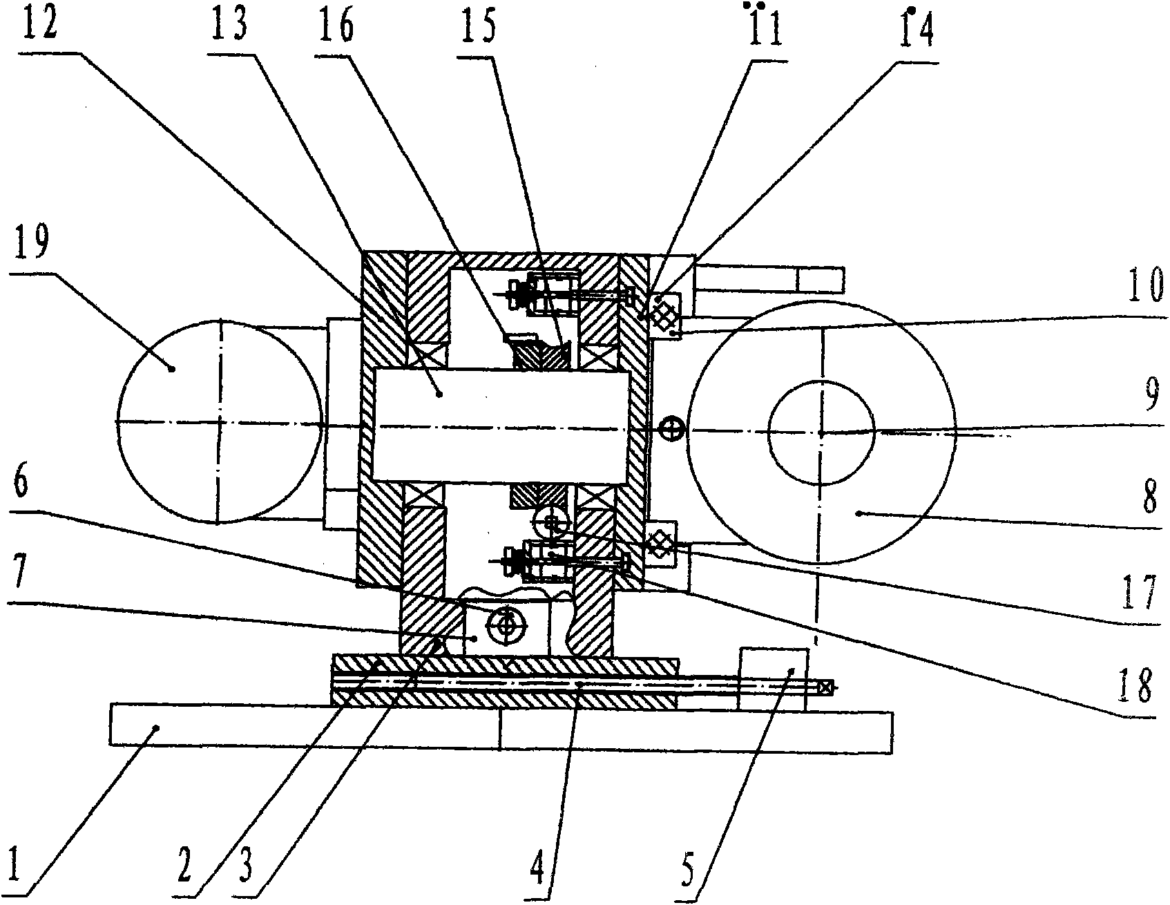 Grinding head dedicated to planar double-enveloping worm