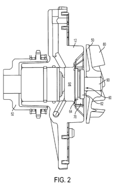 Water pump with housing/impeller to enhance seal performance