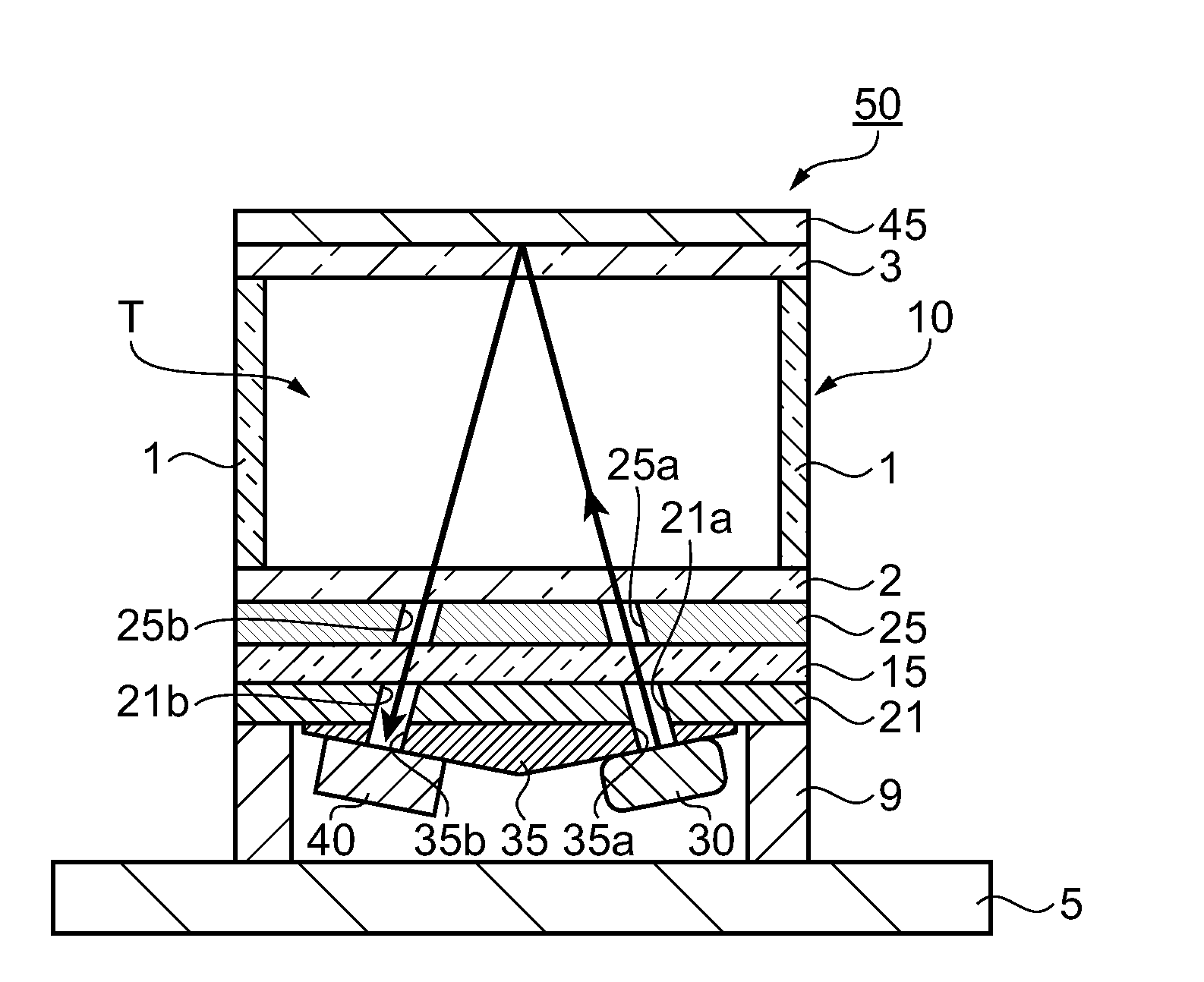 Physical section of atomic oscillator