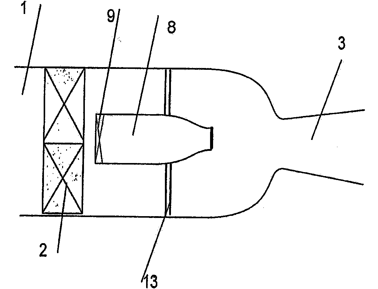 Gas liquefaction and separation device