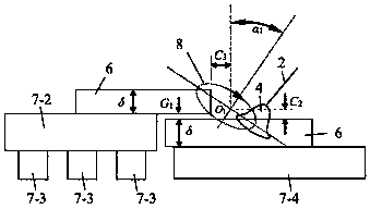 Rotating submerged-arc high-speed welding method for thin plate