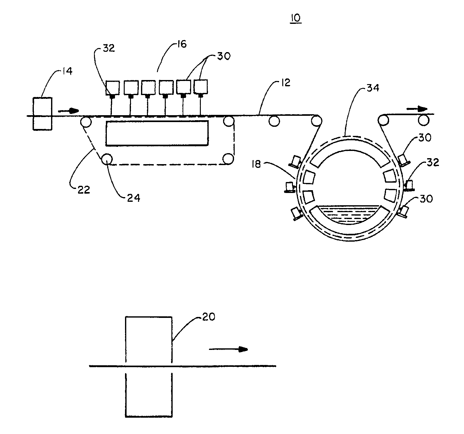 Apparatus and method for hydroenhancing fabric