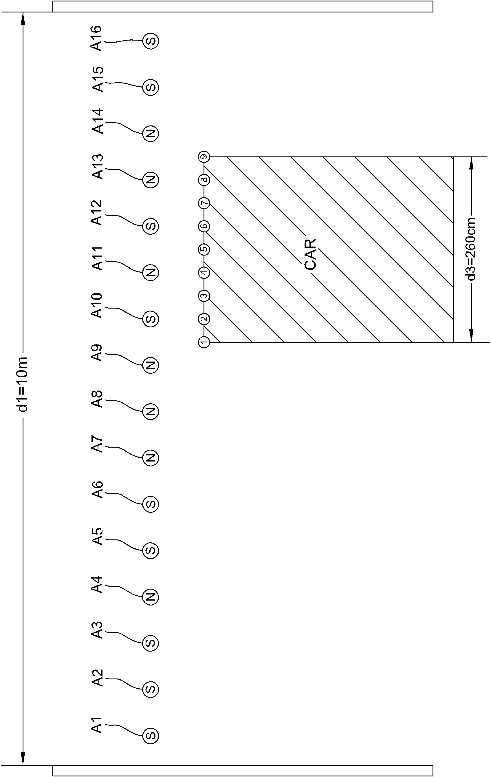 Magnetic positioning method of traffic vehicle based on displacement cyclic unique code