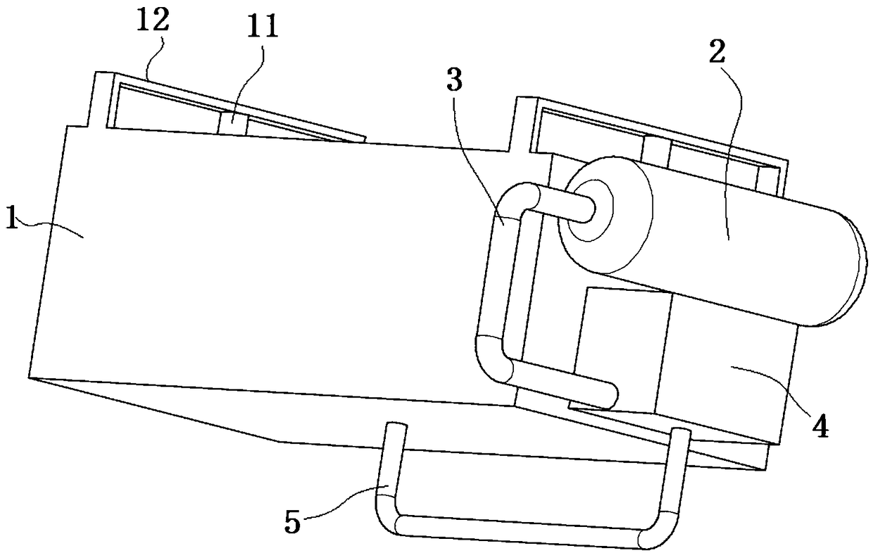 Extended aeration device for treating wastewater