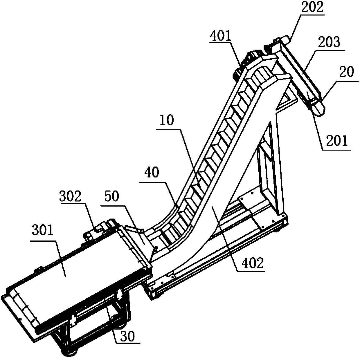 Roller bearing loading device and loading device