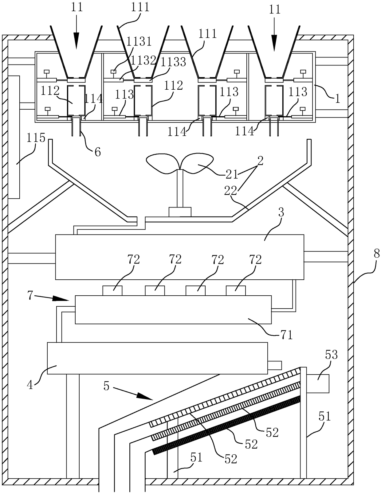 Production system and production method of regenerated high-impact polystyrene material