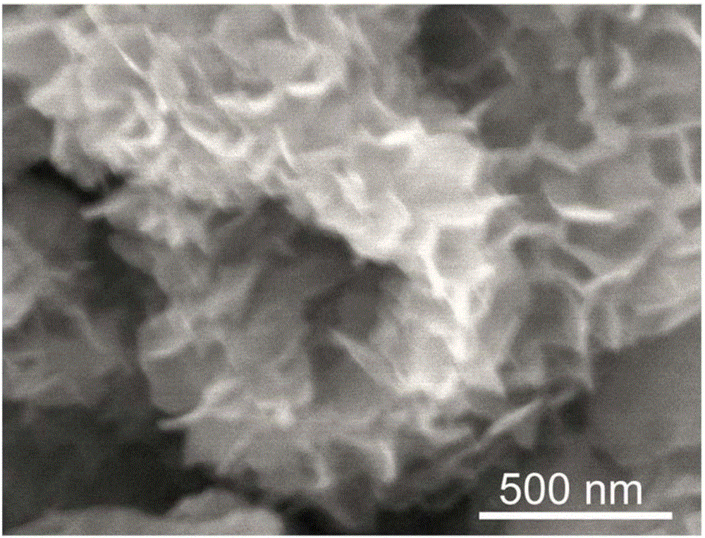 H-MoS2/NG nanocomposite material and preparation method and application thereof