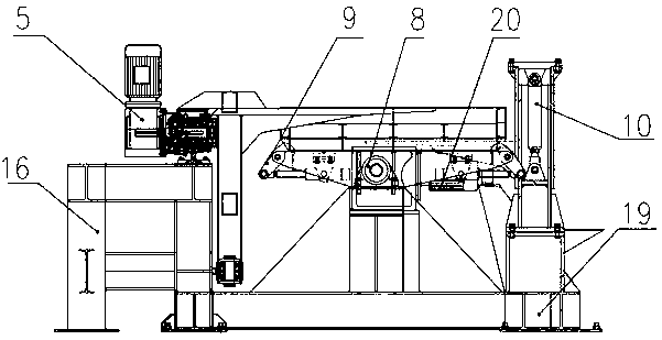 Anode loading and unloading station