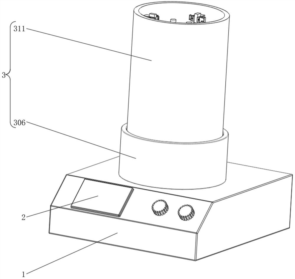 Endoscope tube cleaning and disinfecting device for digestive system department