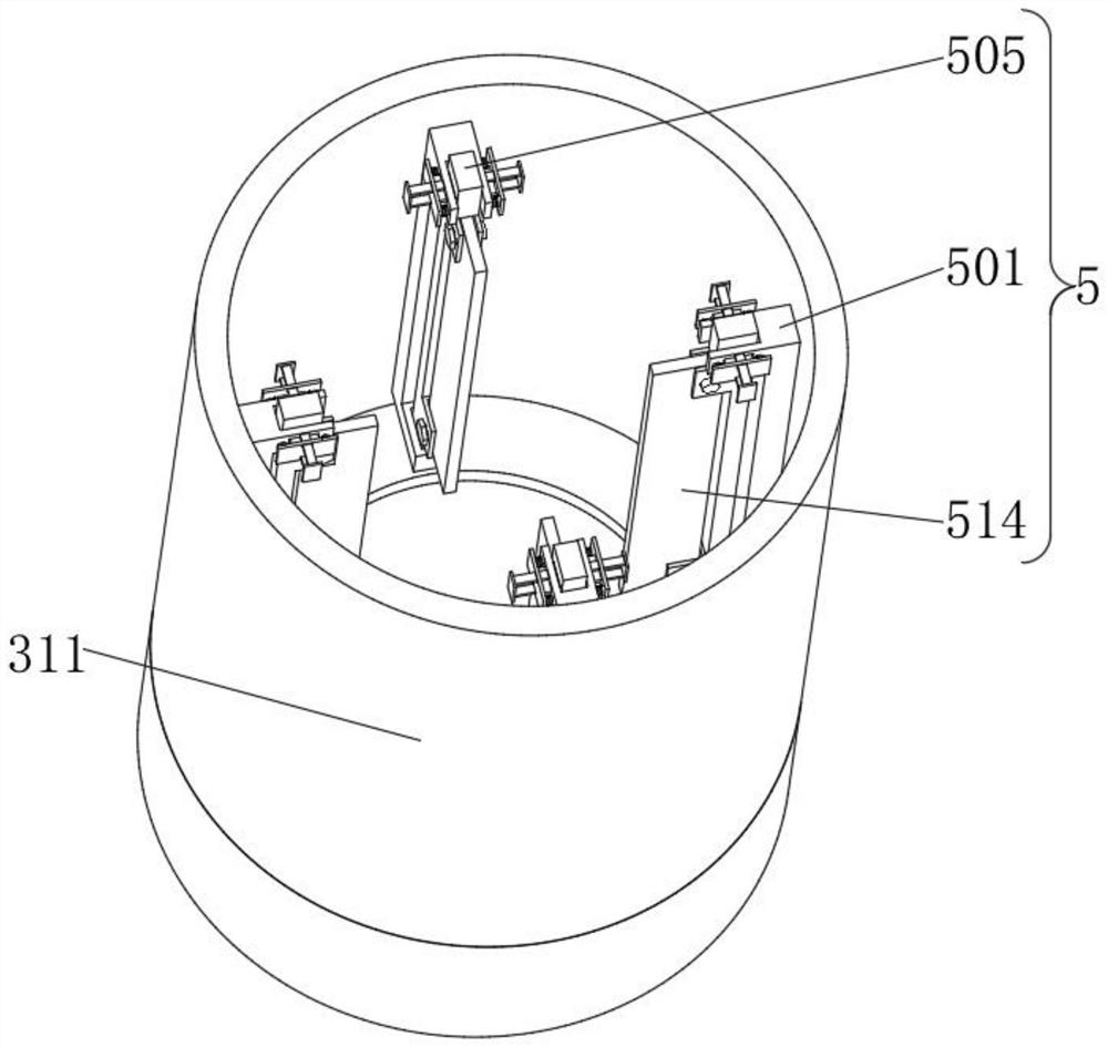 Endoscope tube cleaning and disinfecting device for digestive system department