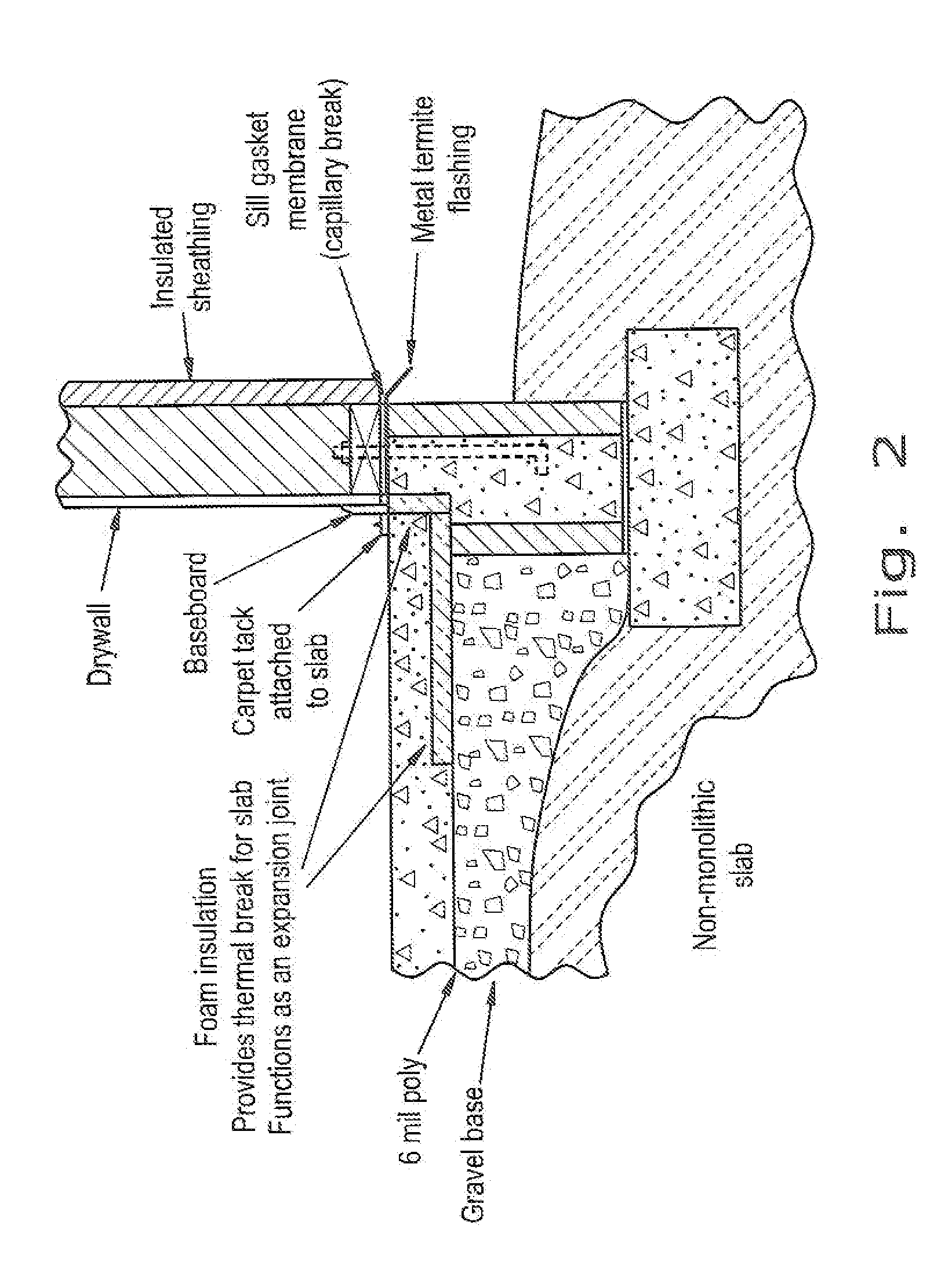 Thermal Barrier For Building Foundation Slab