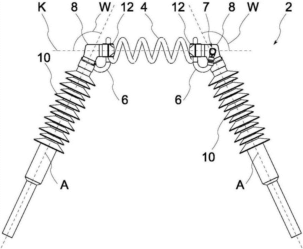 Interchange system for guiding at least one supply cable