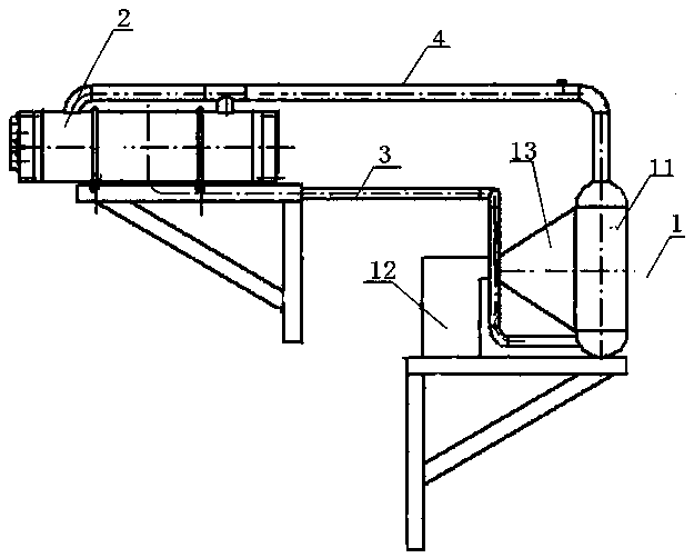 Water-cooled phase-change cooling method and device for data center and machine room