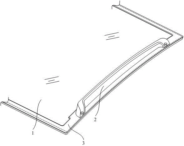 Manufacture method of glass door and glass door